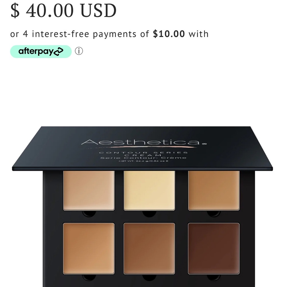 Aesthetica Contour Series Cream Palette